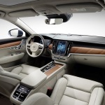 Interior cockpit Volvo S90 blond