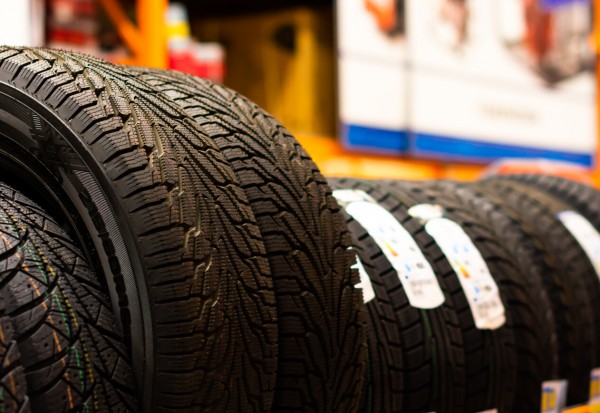 A,Stack,Of,Winter,Tires.,All-season,Tires.,Car,Tires,In